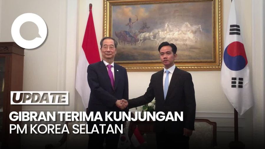 Video: Momen Perdana Gibran Terima Tamu Negara di Istana Wapres