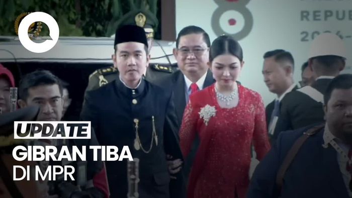 Video: Momen Gibran Tiba di MPR Jelang Dilantik Jadi Wapres