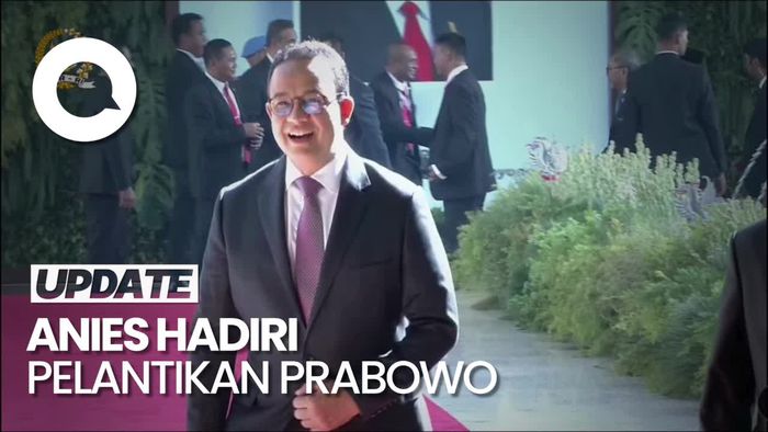 Video: Momen Anies Hadiri Pelantikan Prabowo-Gibran di DPR/MPR