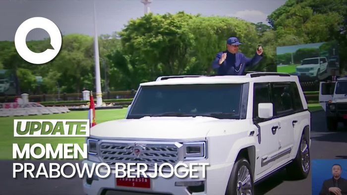 Video: Prabowo Joget saat Tiba di Istana Negara