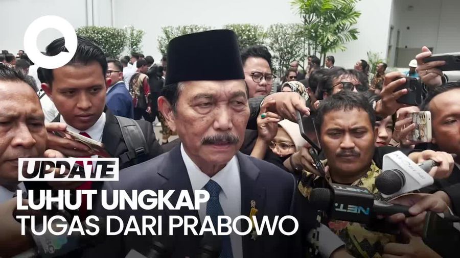 Video Jadi Ketua Dewan Ekonomi, Luhut Ungkap Tugasnya dari Prabowo