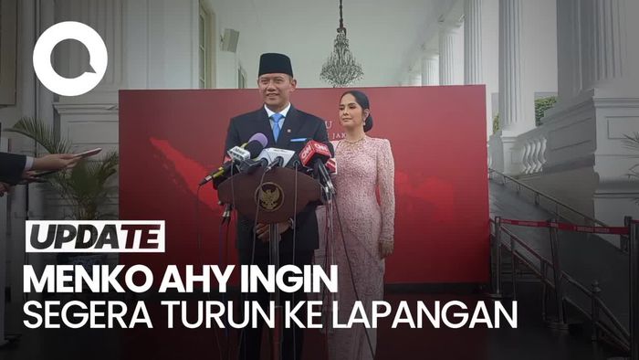 Video AHY Jadi Menko Infrastruktur, Mau Segera Turun ke Lapangan
