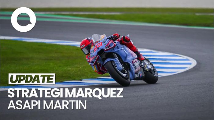 Video Strategi Marquez Serang Martin di Phillip Island