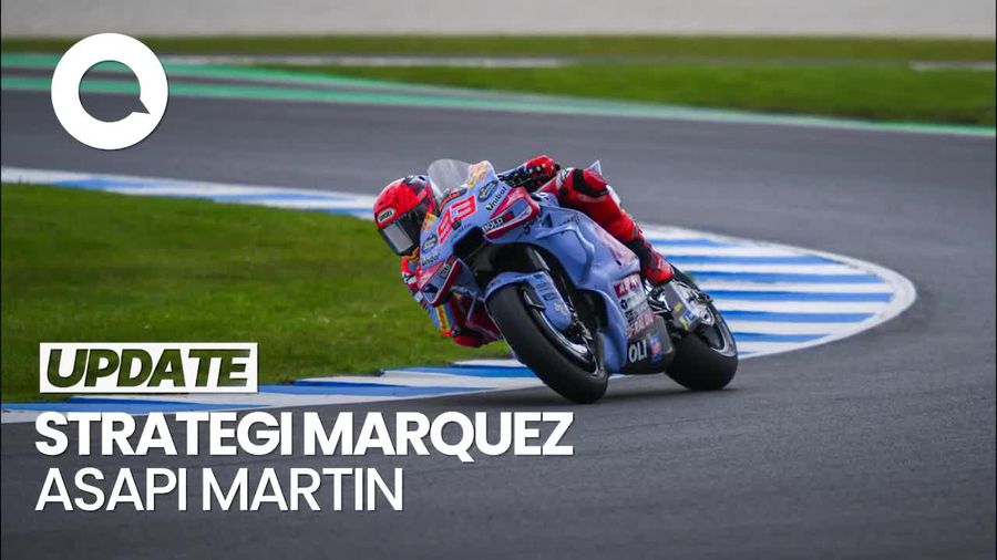 Video Strategi Marquez Serang Martin di Phillip Island