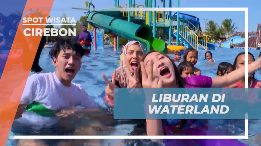 Liburan Seru, Basah-basahan di Taman Wisata Air Kota Cirebon