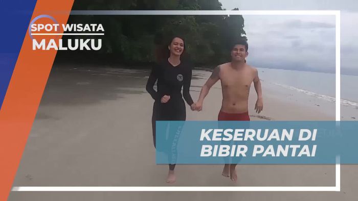 Menikmati Indahnya Pagi di Pantai Natsepa Maluku