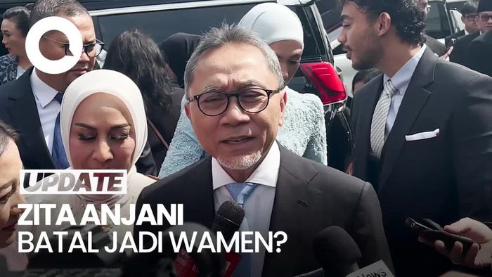 Video: Kata Zulhas soal Nama Zita Anjani Tak Ada di Deretan Wamen Prabowo