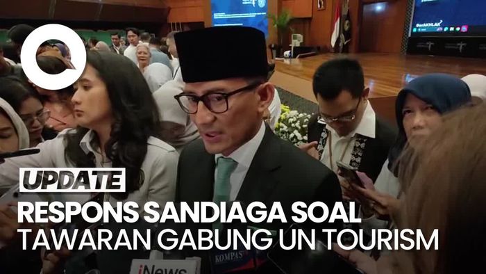 Video: Sandiaga Uno Pertimbangkan Tawaran Gabung UN Tourism