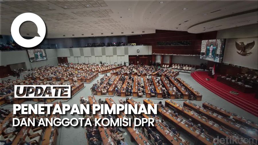 Video: DPR Gelar Paripurna Penetapan Pimpinan-Anggota Komisi DPR Besok