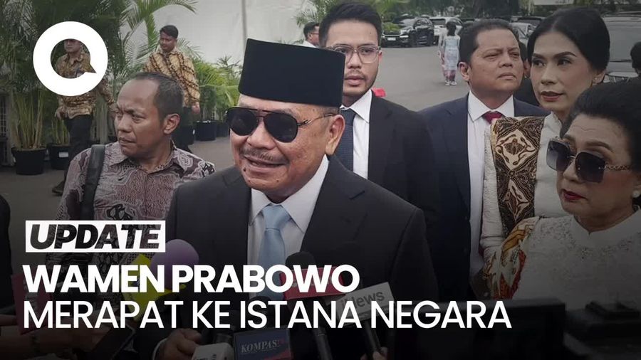 Video: Para Wakil Menteri Prabowo Merapat ke Istana Negara Jelang Pelantikan