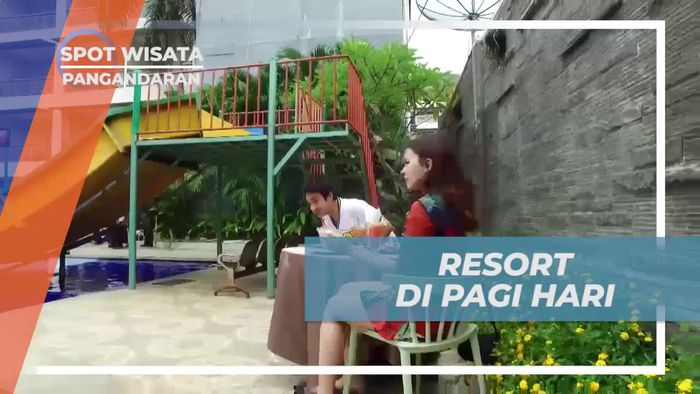 Menikmati Resort dan Fasilitas di Pagi Hari di Pangandaran