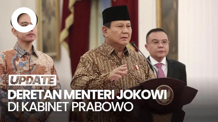 Video: Sederet Menteri Jokowi yang Masuk Kabinet Merah Putih Prabowo