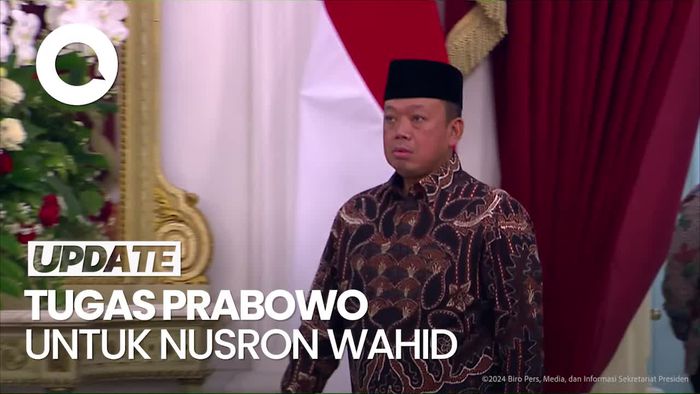 Video Nusron Wahid Jadi Menteri ATR, Ini Tugas dari Prabowo