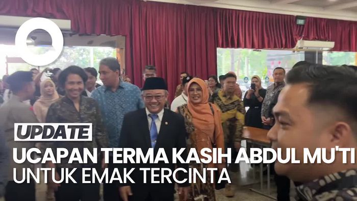 Video: Ucapan Terima Kasih Abdul Muti untuk Ibunda Seusai Dilantik Jadi Menteri