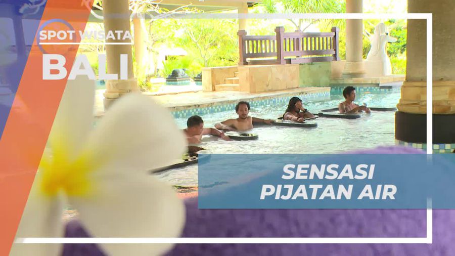 Merasakan Sensasi Pijatan Air di Spa Bali