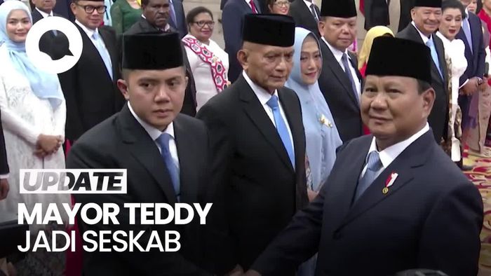 Video: Momen Mayor Teddy Dilantik Jadi Sekretaris Kabinet