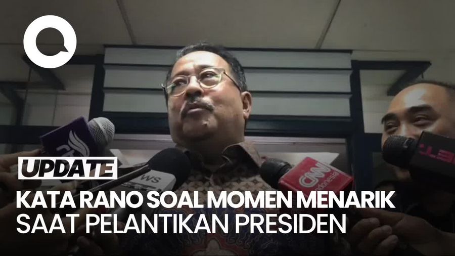 Video Rano soal Prabowo Antar Jokowi ke Bandara: Hubungan Keduanya Dekat