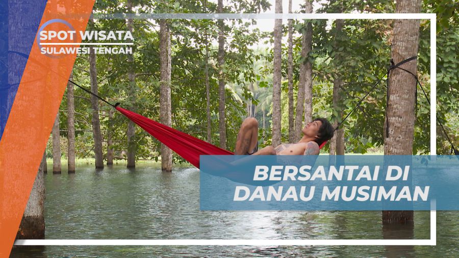 Menikmati Merdunya Suara Alam Sambil Hammockan di Atas Air Danau, Sulawesi Tengah