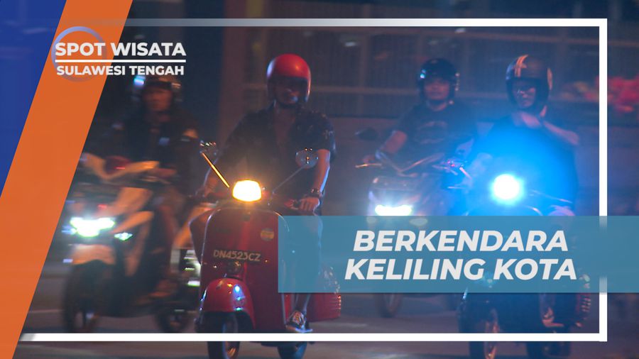 Seru-seruan Berkeliling Kota Luwuk Banggai Naik Motor Jadul, Sulawesi Tengah