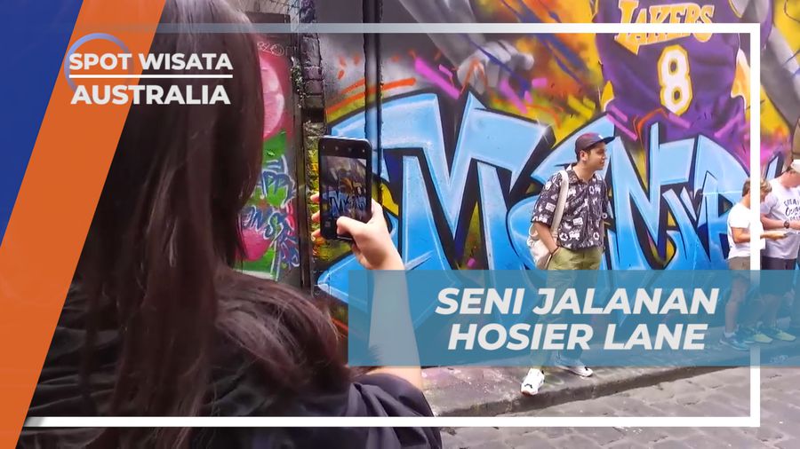 Beburu Spot Foto yang Instagramable di Jalanan Hosier Lane, Australia