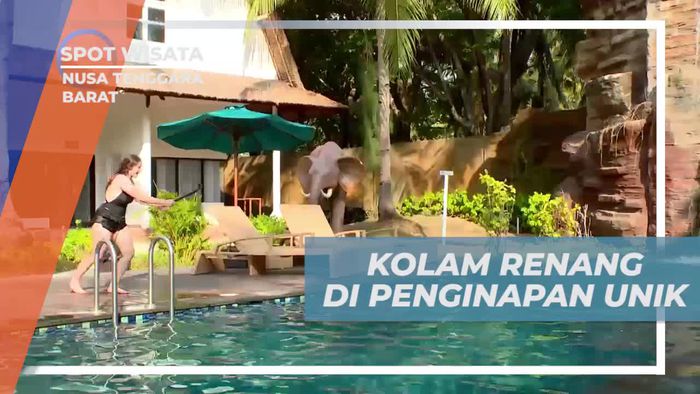 Menikmati Kolam Renang Unik di Jambuluwuk, Nusa Tenggara Barat