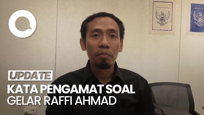 Video: Gelar Raffi Ahmad Dinilai Tidak Sah saat Dilantik Jadi Utusan Khusus Presiden