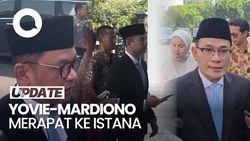 Budiman-Raffi Ahmad Tiba di Istana Jelang Pelantikan Kepala Badan