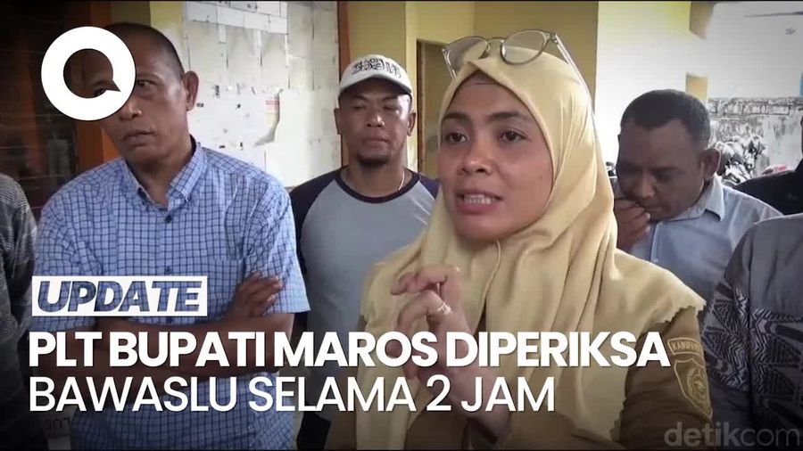 Video: Plt Bupati Maros Diperiksa Bawaslu soal Dugaan Kampanye Kotak Kosong