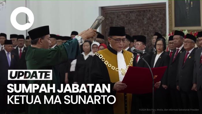 Video: Presiden Prabowo Saksikan Sumpah Jabatan Ketua MA Sunarto