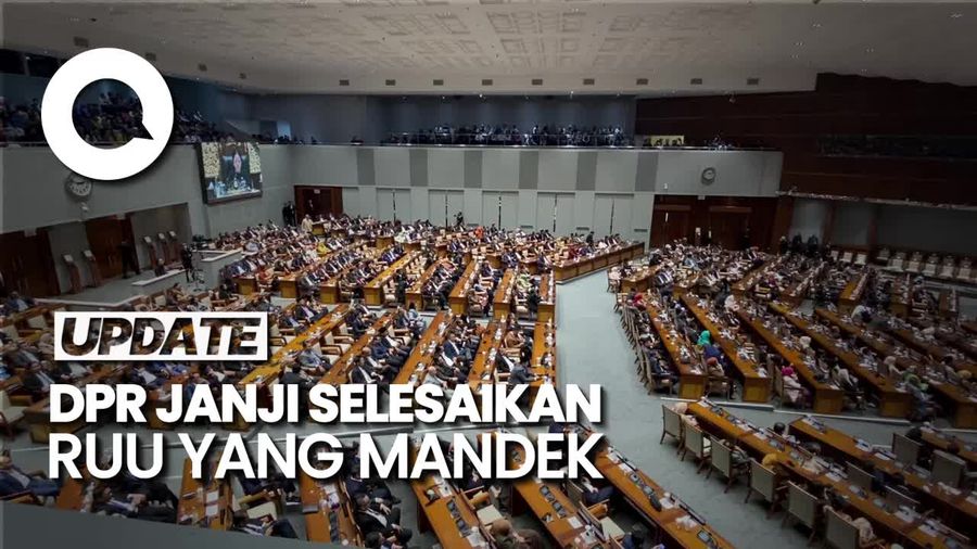 Video: Komitmen DPR Rampungkan RUU yang Mandek
