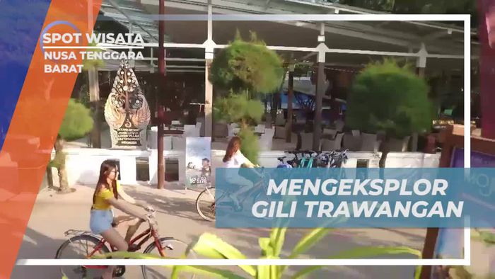 Menjelajahi Gili Trawangan dengan Sepeda, Nusa Tenggara Barat