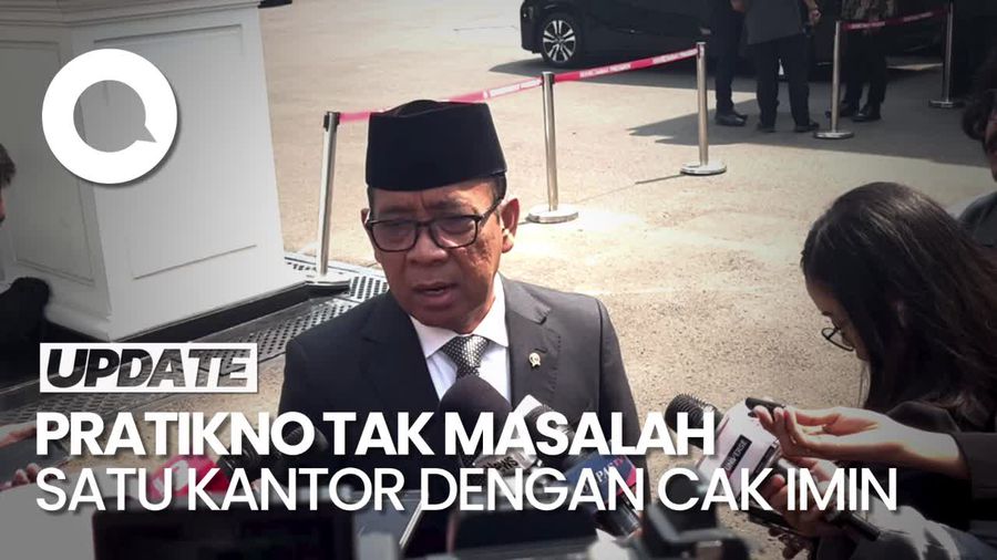 Video: Menko PMK Pratikno Tak Masalah Berbagi Gedung dengan Cak Imin