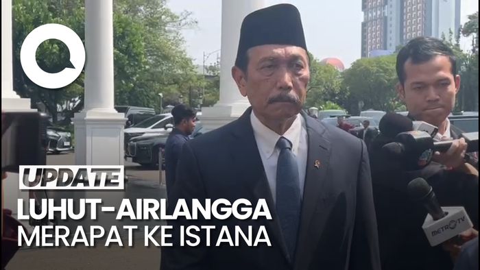 Video Luhut hingga Wiranto Merapat ke Istana Jelang Pelantikan Kepala Badan