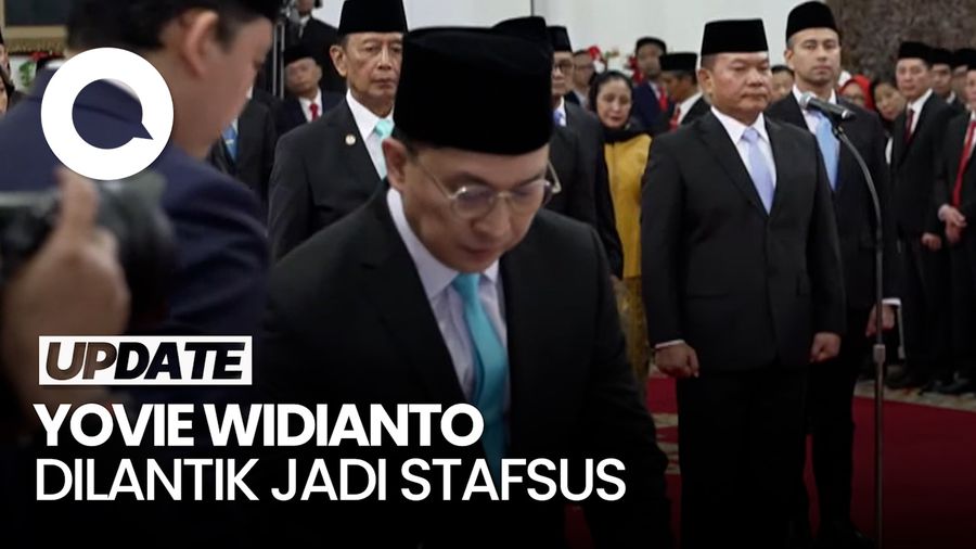 Video: Momen Yovie Widianto Dilantik Jadi Stafsus Prabowo