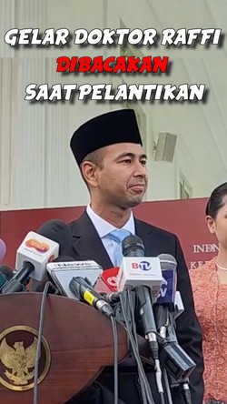 Video Raffi Ahmad soal Gelarnya Tak Diakui Diktiristek: Tanya Pihak Sana
