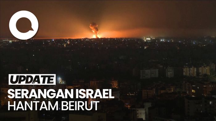 Video: Serangan Israel Hantam Beirut Selatan, 4 Orang Tewas