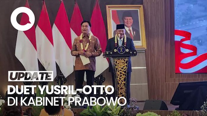 Video: Duet Pengacara Kondang Yusril-Otto di Kabinet Prabowo Kawal Bidang Hukum