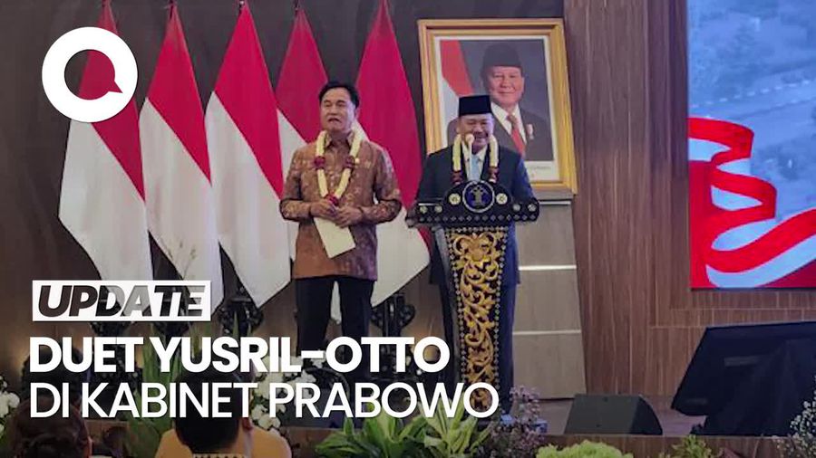 Video: Duet Pengacara Kondang Yusril-Otto di Kabinet Prabowo Kawal Bidang Hukum