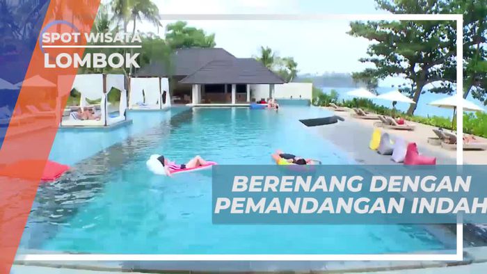 Berenang Sambil Menikmati Pemandangan Indah, Lombok