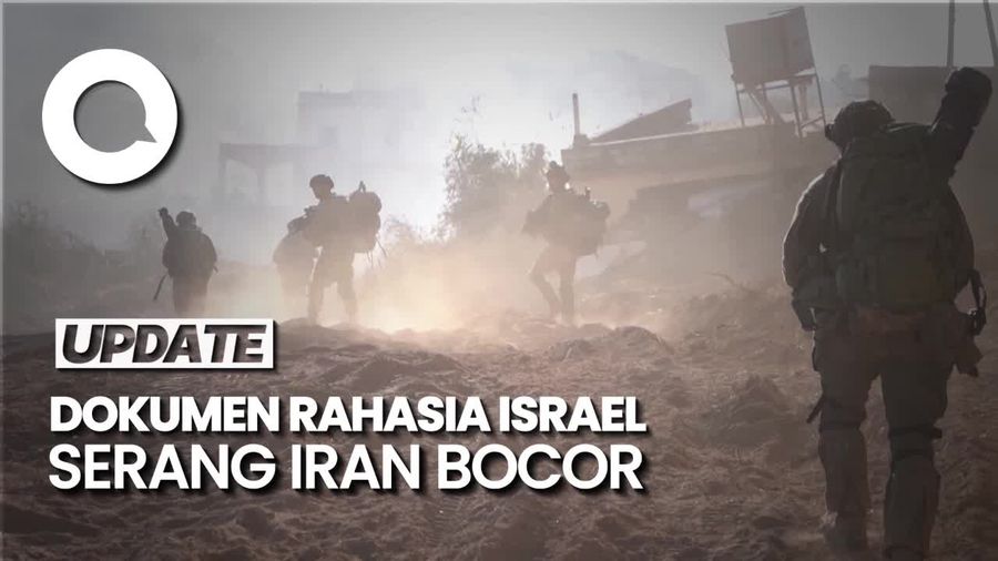 Video: Dokumen Rahasia Rencana Israel Serang Iran Bocor, Biden Prihatin
