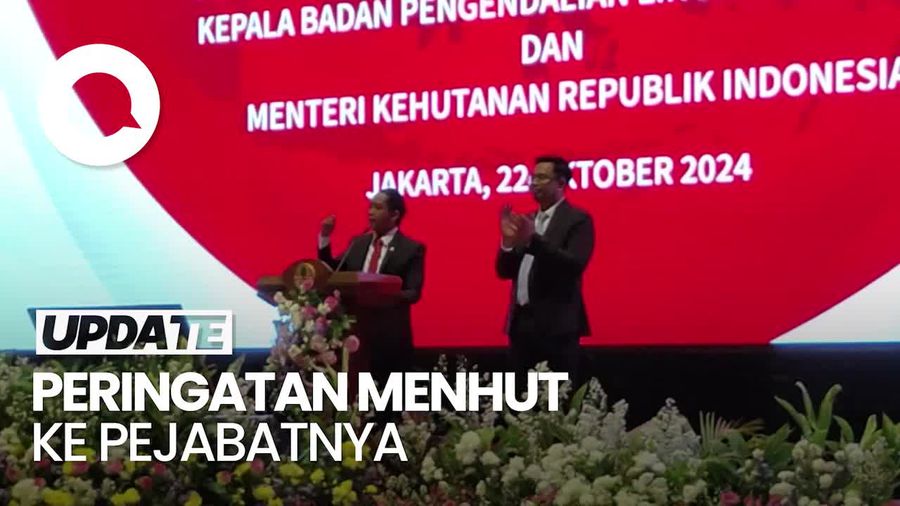 Video: Menteri Kehutanan Singgung Pejabat Bisa Buat Kerusakan Hutan