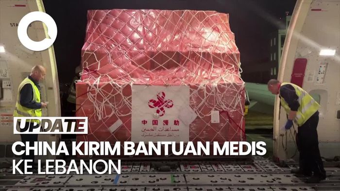 Video: China Kirim Bantuan 3.600 Paket Medis ke Beirut Lebanon