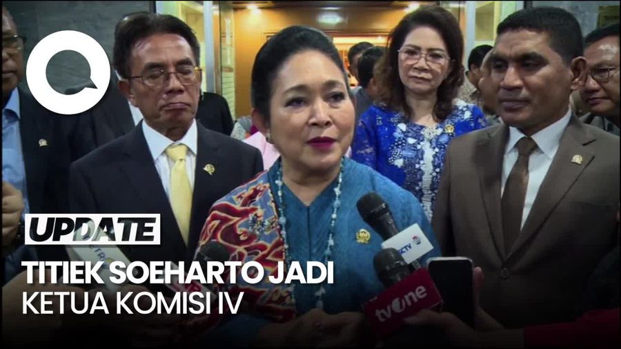 Video: Kata Titiek Soeharto Seusai Ditunjuk Jadi Ketua Komisi IV