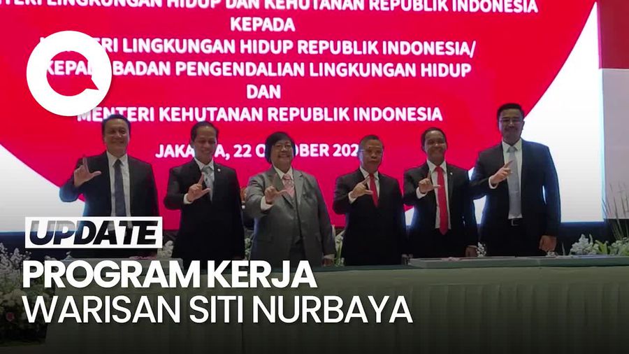Video: Purnatugas dari Menteri LHK, Siti Nurbaya Titip Hal Ini ke 2 Menteri Baru