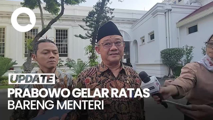 Video: Prabowo Ratas Bareng Mendikdasmen, Bahas soal Kualitas Matematika