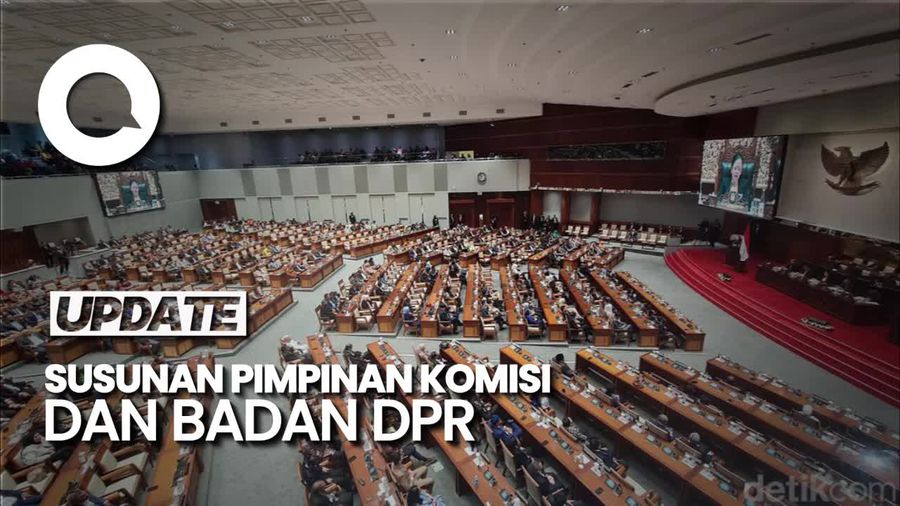 Video: DPR Sahkan Susunan Pimpinan Komisi dan Badan