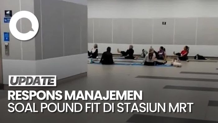 Video: Dikritik Berisik, Olahraga Pound Fit di Stasiun MRT Bakal Disetop