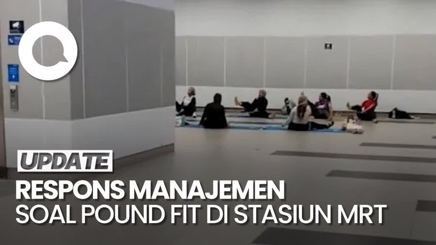 Video: Dikritik Berisik, Olahraga Pound Fit di Stasiun MRT Bakal Disetop