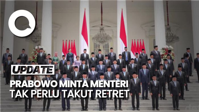 Video: Prabowo Bilang Retret Bukan Ospek-Militerisasi, Menteri Tak Perlu Takut