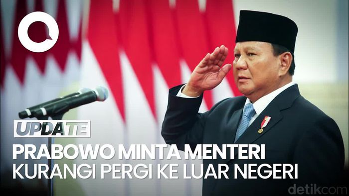 Video: Prabowo Minta Menteri Kurangi Seminar-Perjalanan Luar Negeri